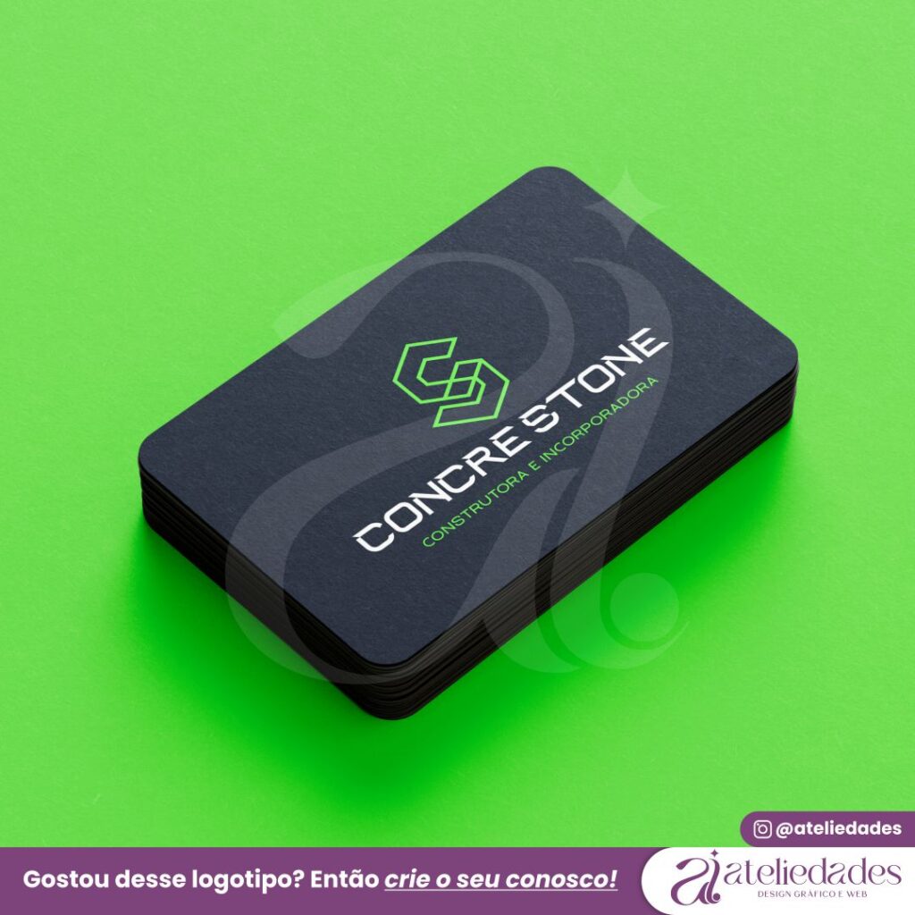 ateliedades logotipo para construtora concrestone