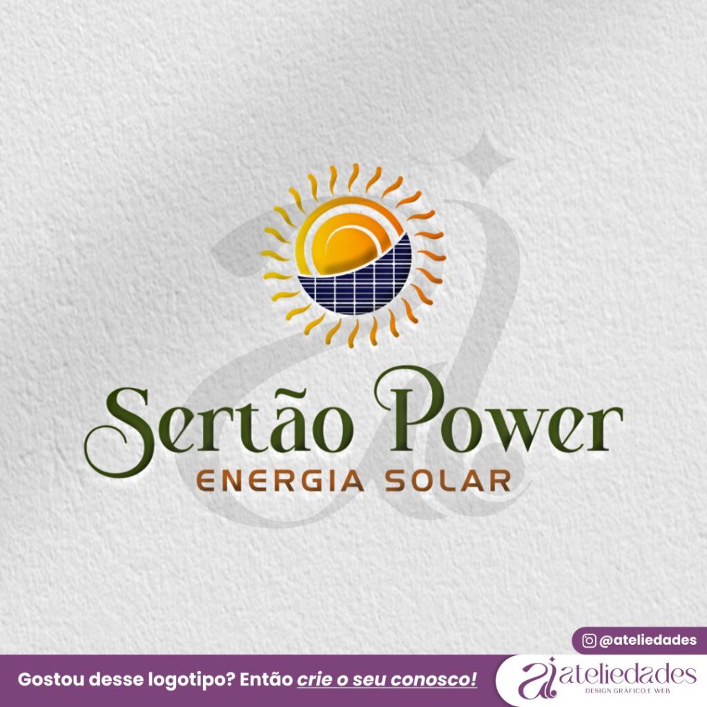 ateliedades logotipo energia solar sertão power