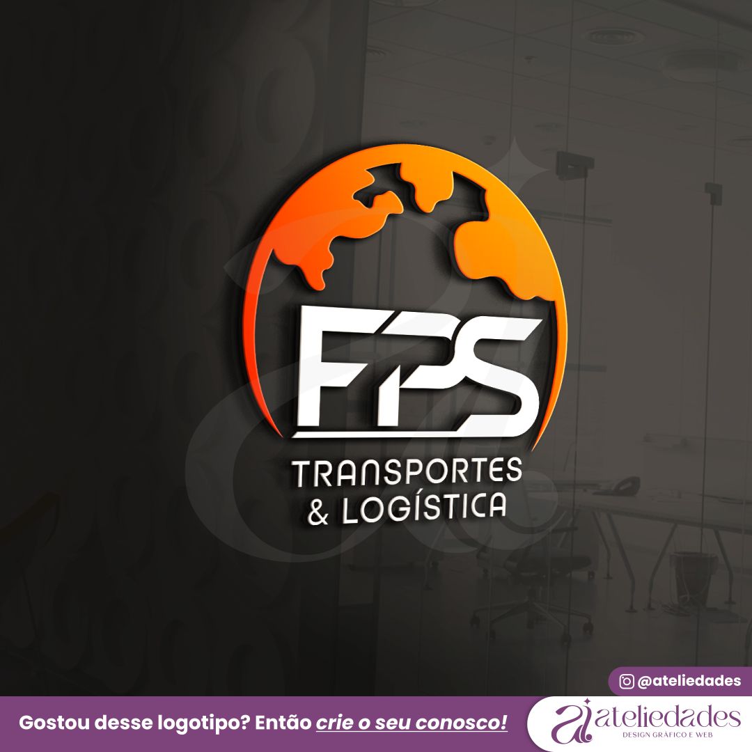 ateliedades logotipo transporte logística fps transportes