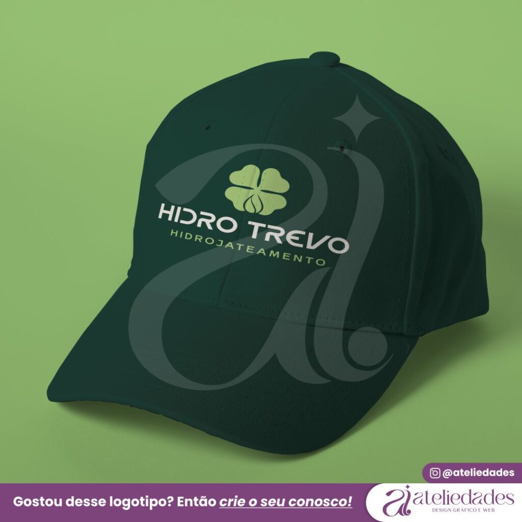 logotipo hidrojatemento hidro trevo ateliedades