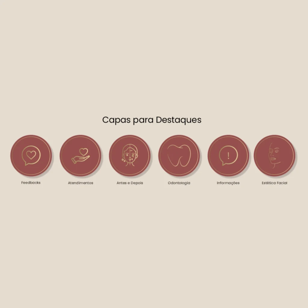 criação de identidade visual profissional destaques do instagram